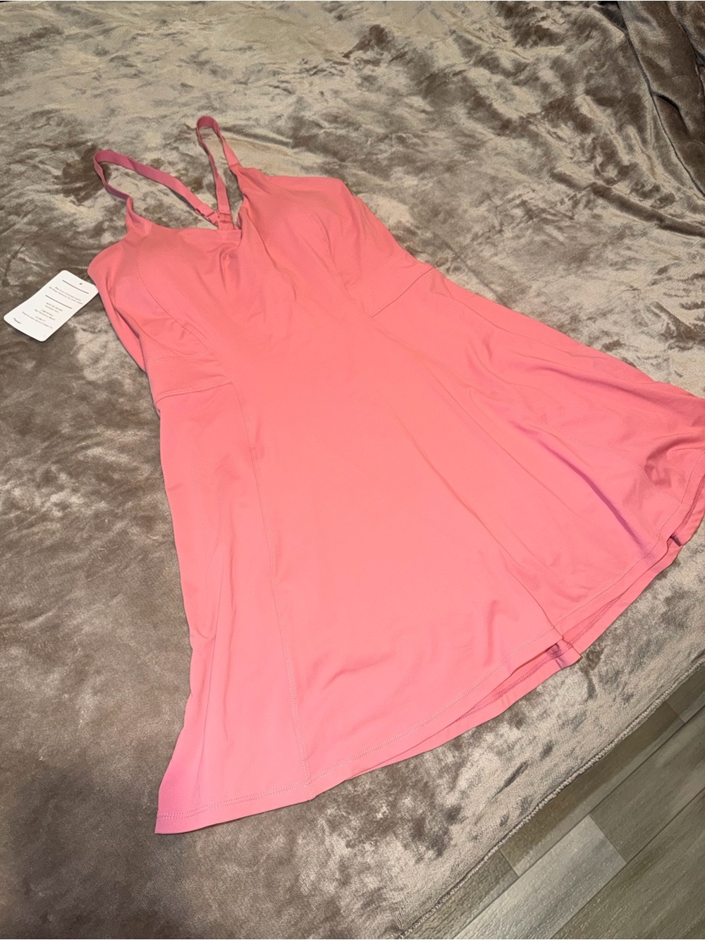 Pink A-Line Athletic Dress Size M